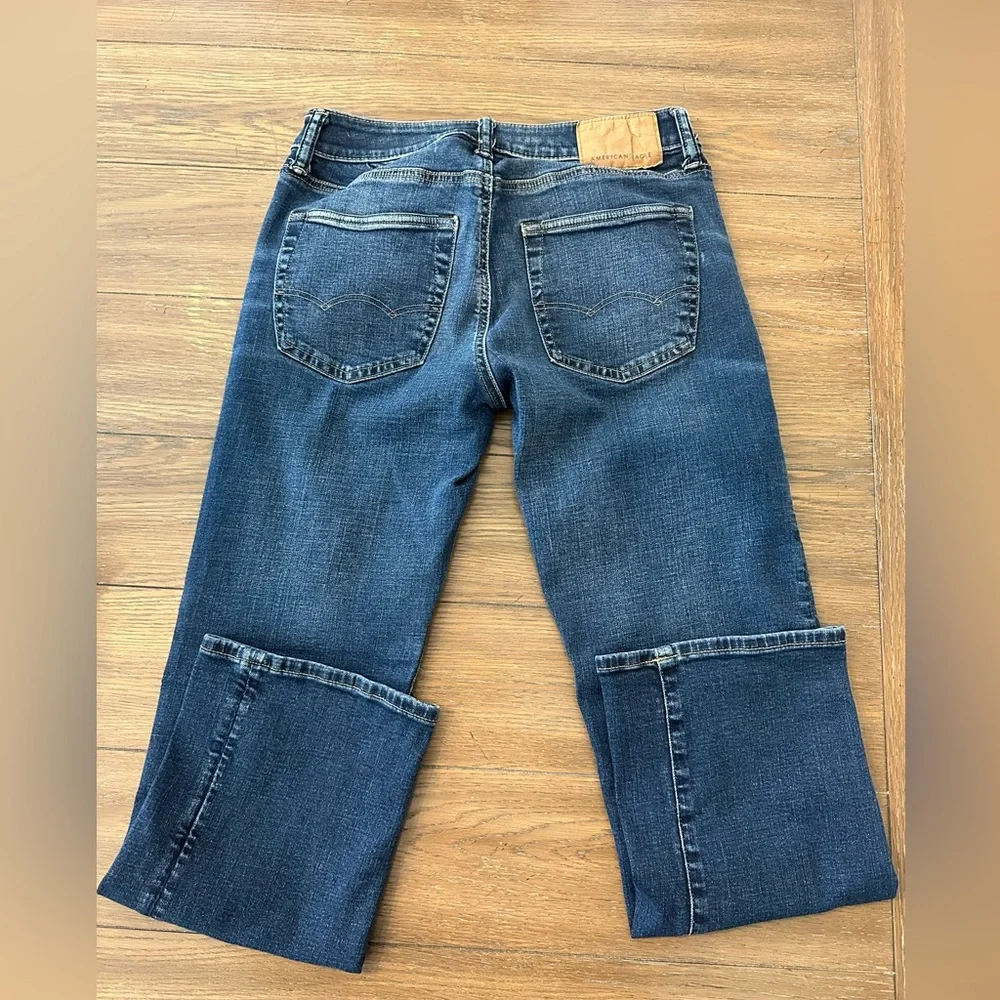 American Eagle Outfitters Bootcut Men's Dark Blue Denim‎ Size 28x30 Nice